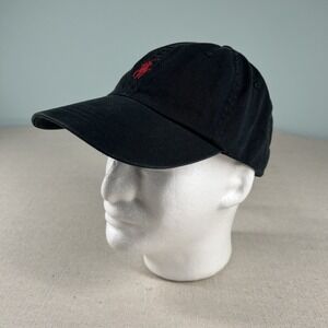 Polo Ralph Lauren Cap Pony Embroidered Logo Dad Floppy‎ Navy Hat Twill Strap